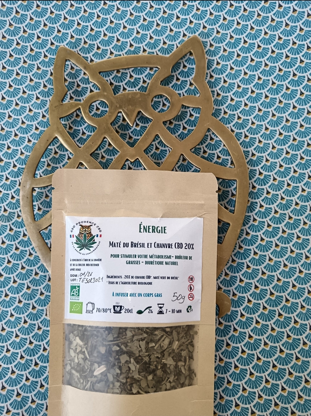 Tisane Énergie Bio 50g - GSO PROVENCE CBD