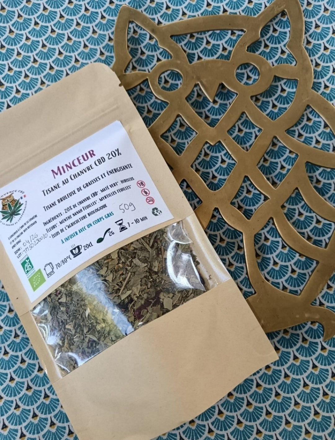 Tisane Minceur Bio 50g - GSO PROVENCE CBD