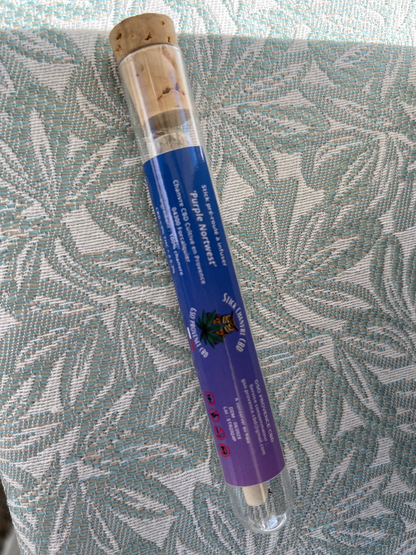 Stick pré roulé bio 'Purple Northwest' - GSO PROVENCE CBD
