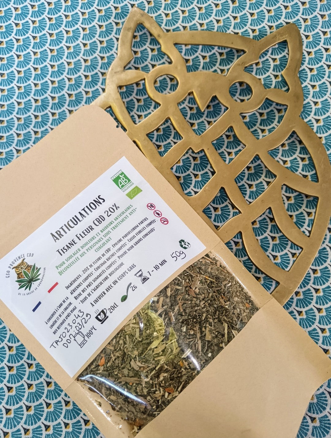 Tisane Articulations Bio 50g - GSO PROVENCE CBD