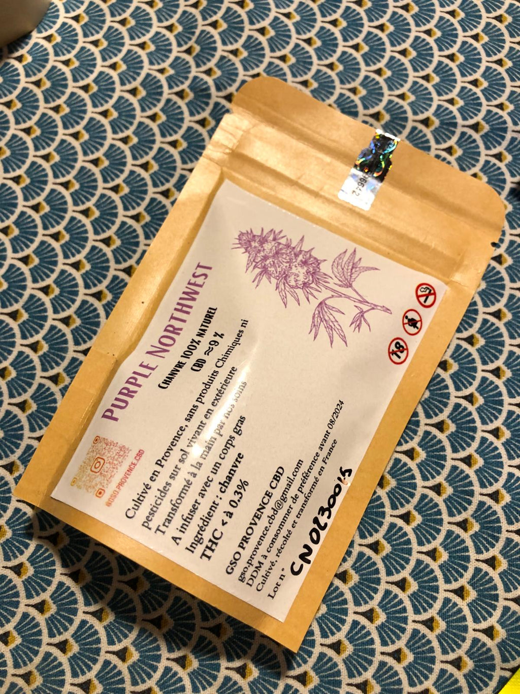 Fleurs de chanvre 'Purple Northwest' - GSO PROVENCE CBD