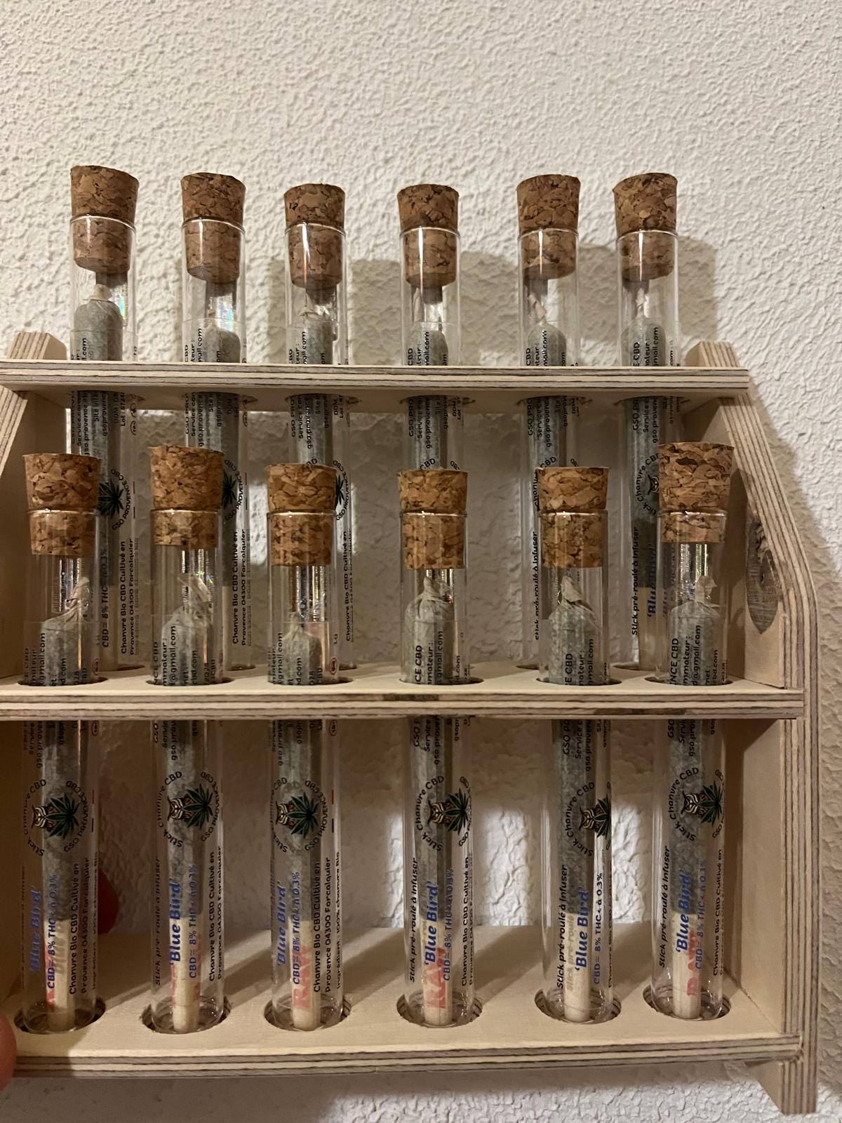 Stick pré-roulé pur fleur CBD Bio