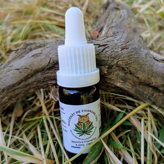 Huile de chanvre Bio CBD 10ml - GSO PROVENCE CBD