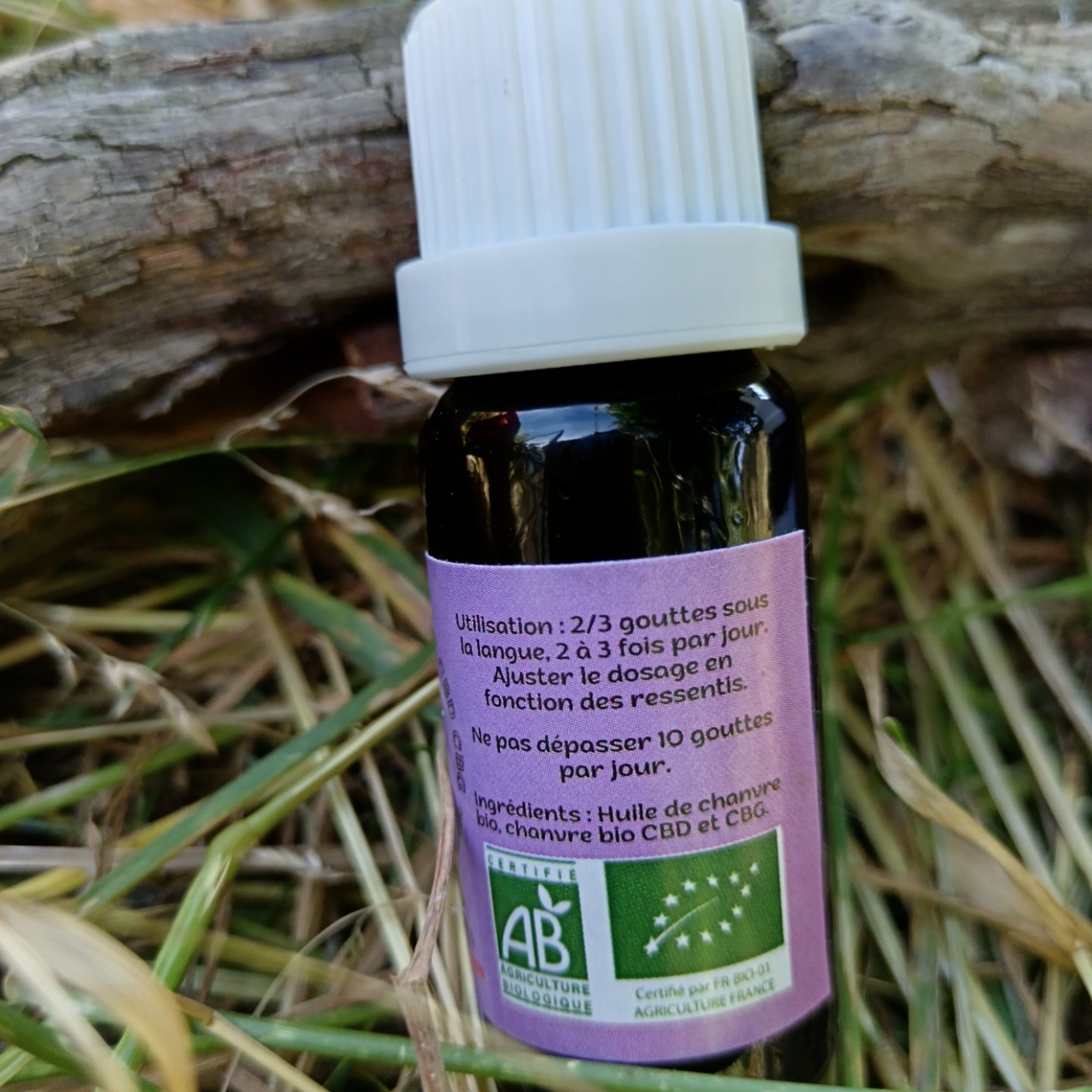 Huile de chanvre Bio CBD & CBG - GSO PROVENCE CBD