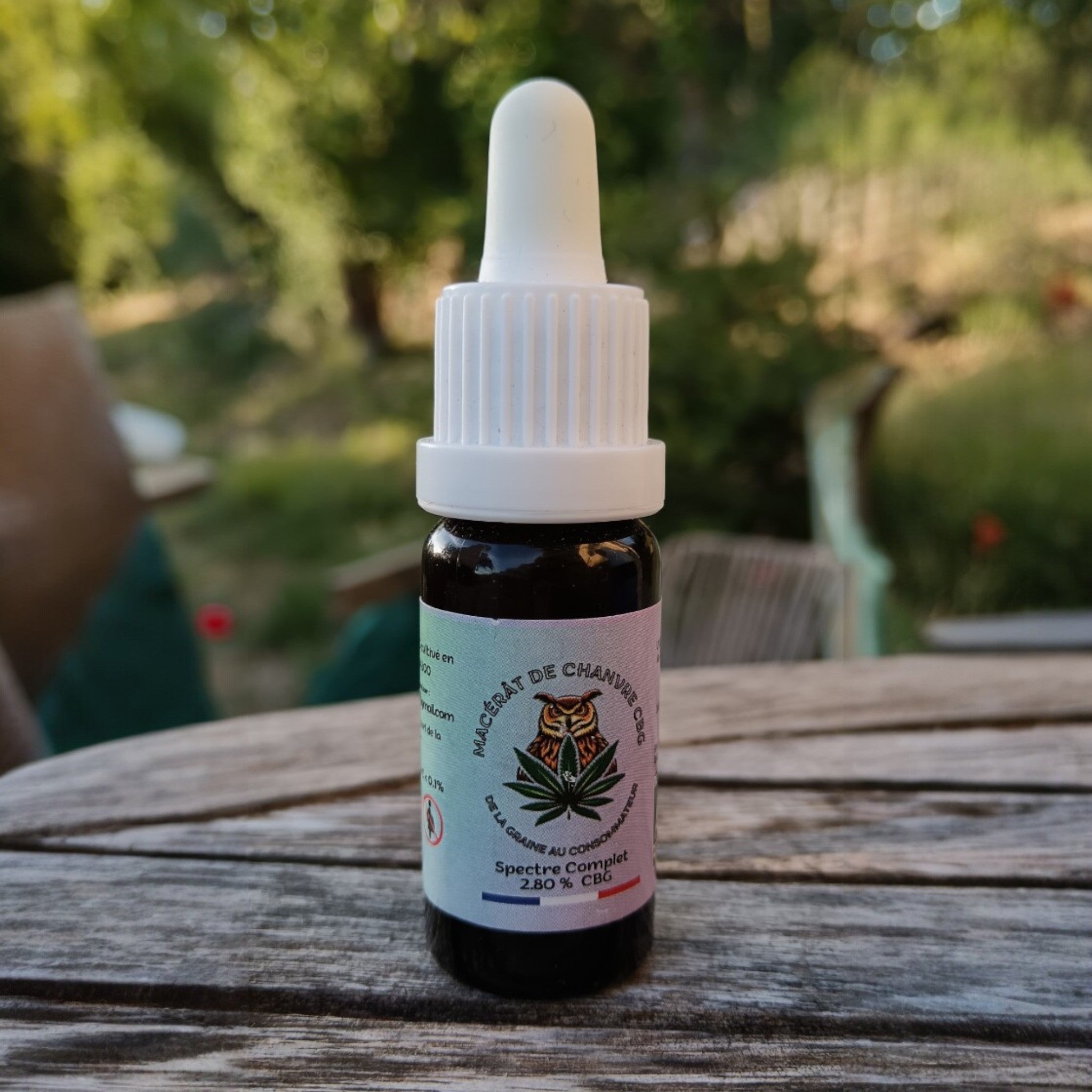 Huile chanvre Bio CBG 10ml - GSO PROVENCE CBD