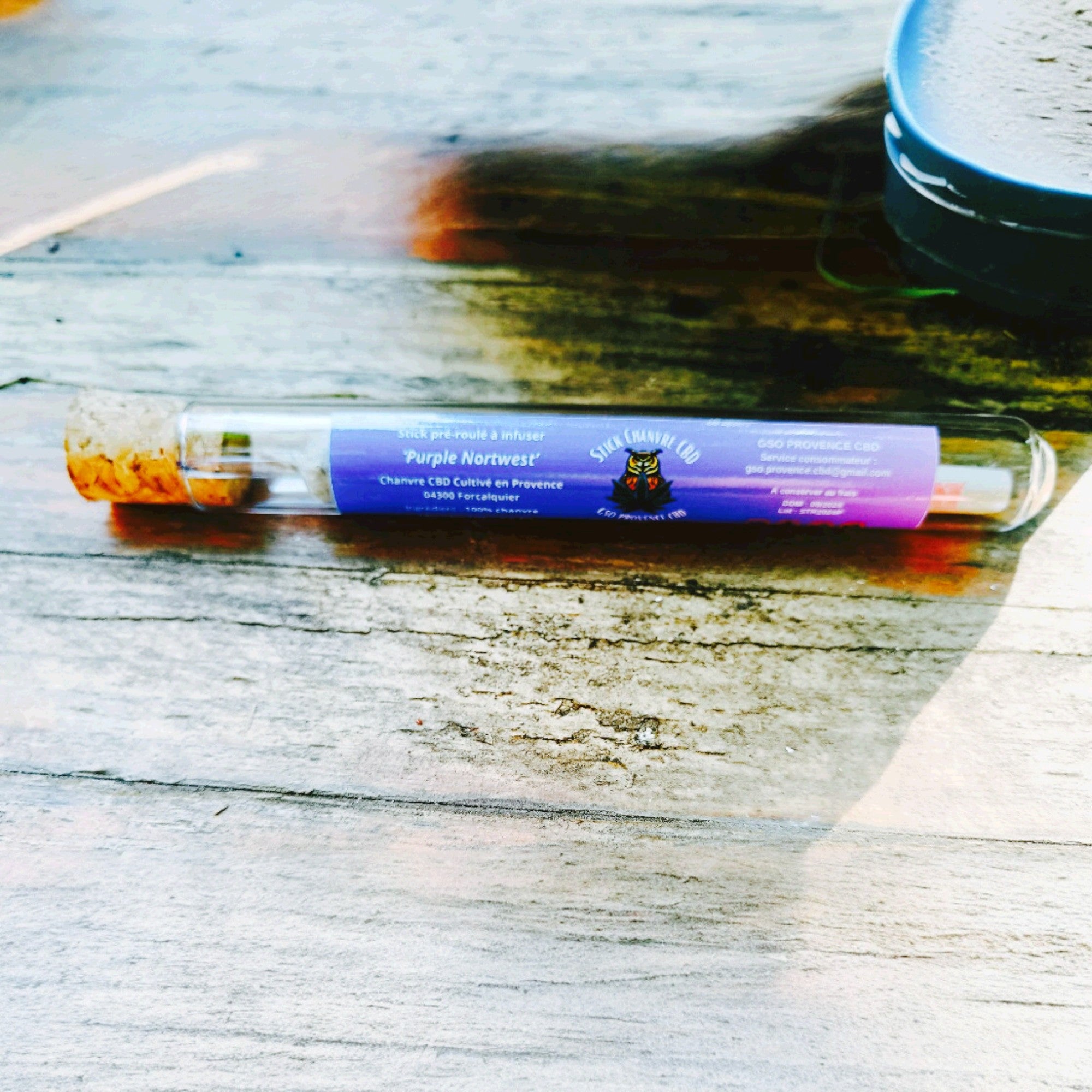 Stick pré roulé bio 'Purple Northwest' - GSO PROVENCE CBD