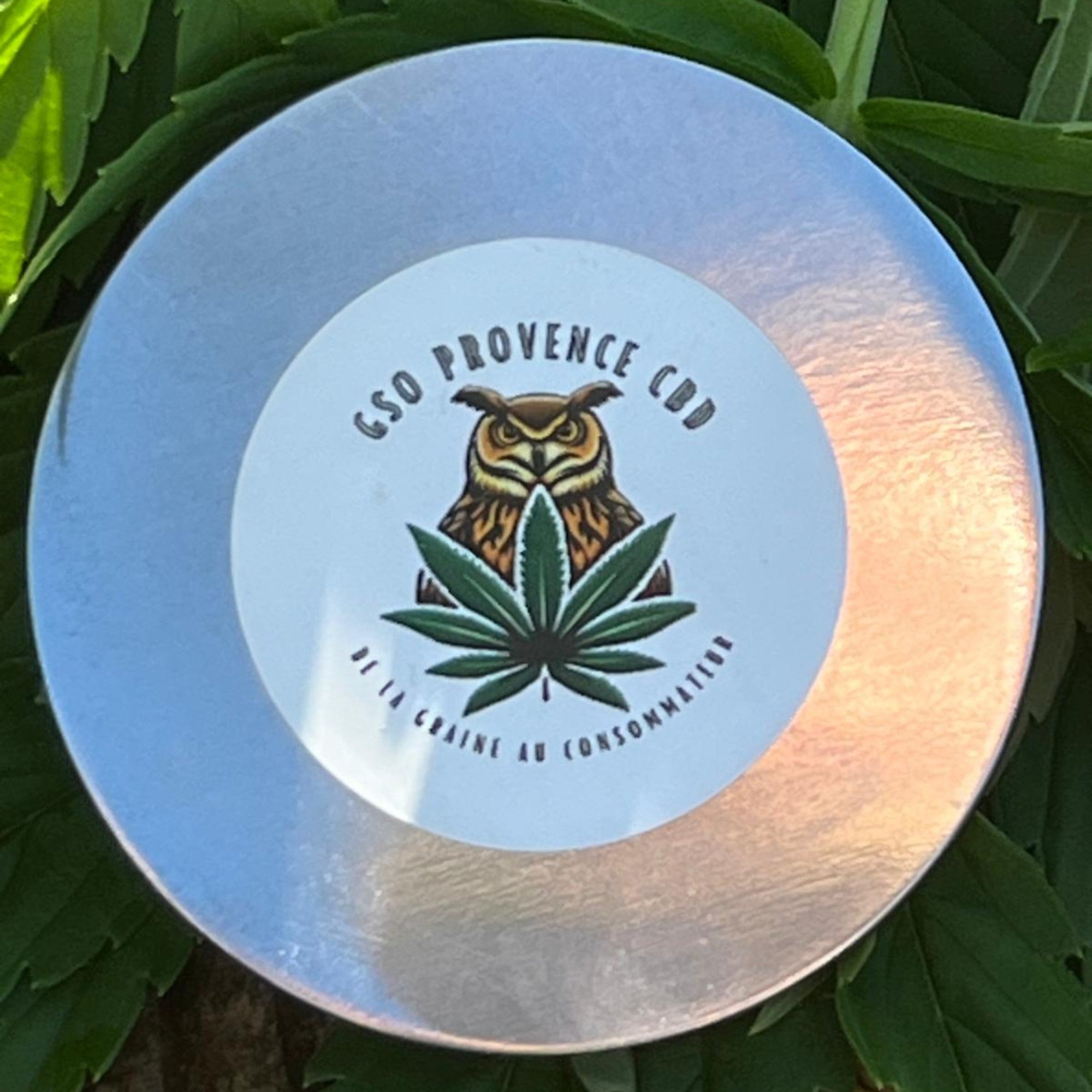 Grinder 50 mm gris - GSO PROVENCE CBD