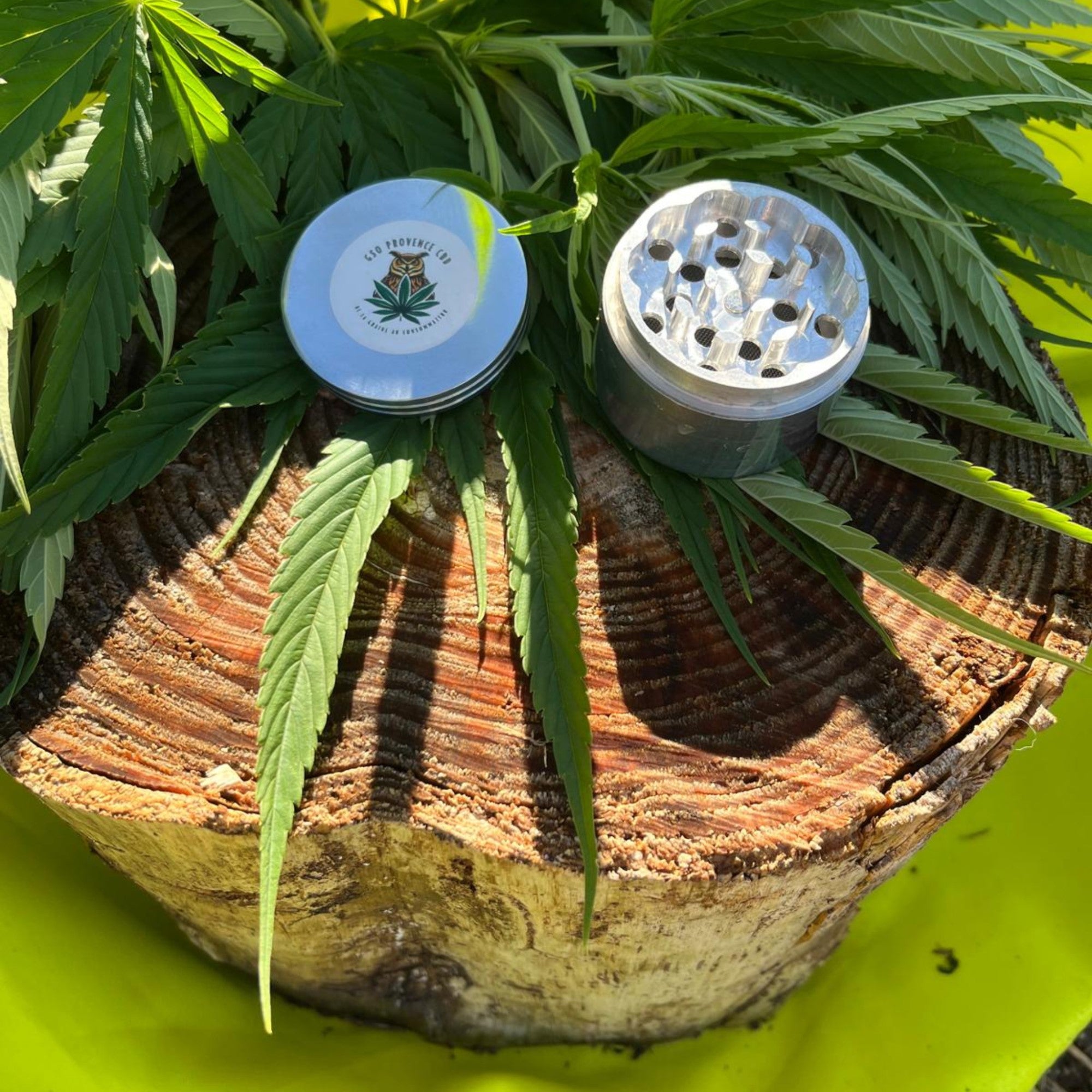 Grinder 50 mm gris - GSO PROVENCE CBD