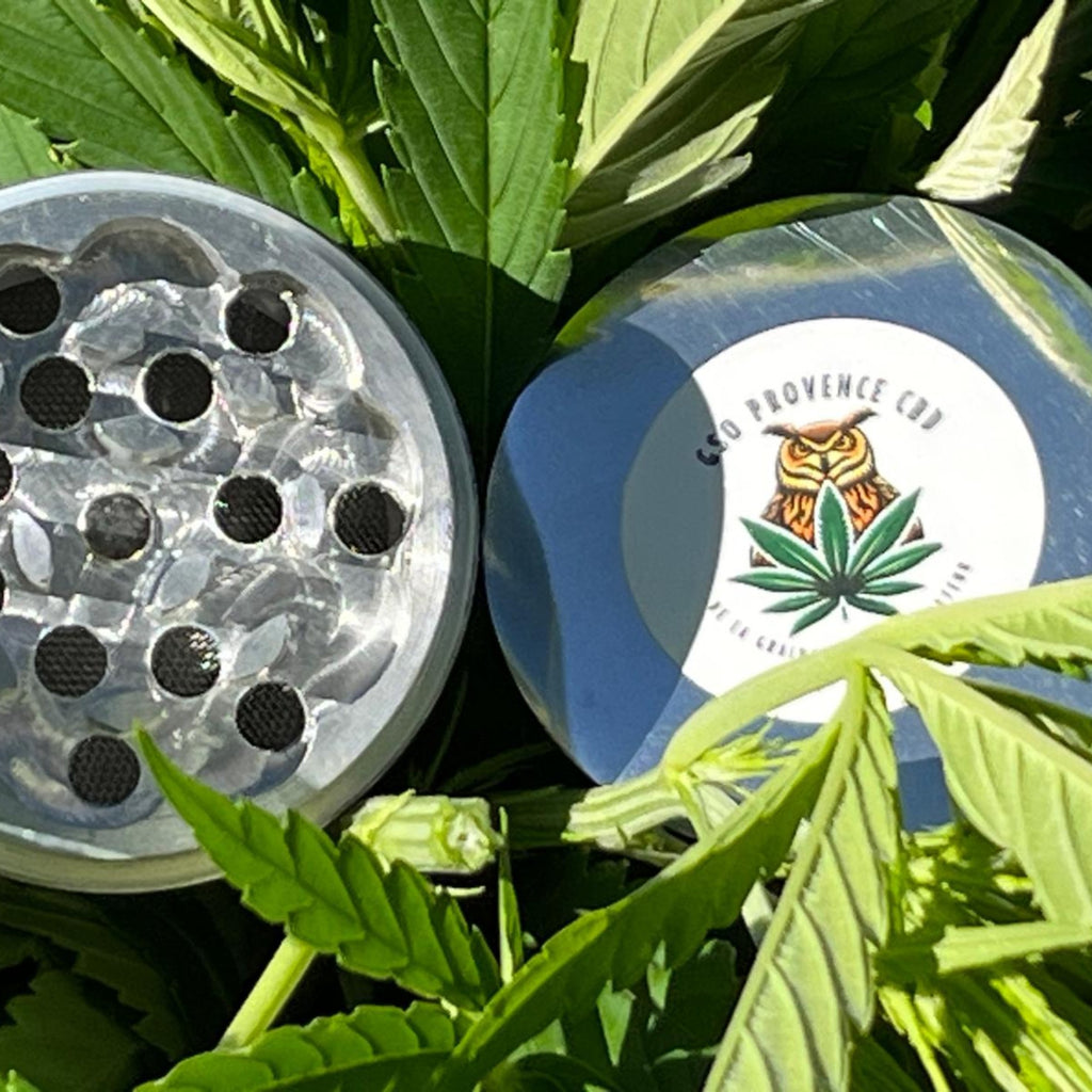 Grinder 50 mm gris - GSO PROVENCE CBD