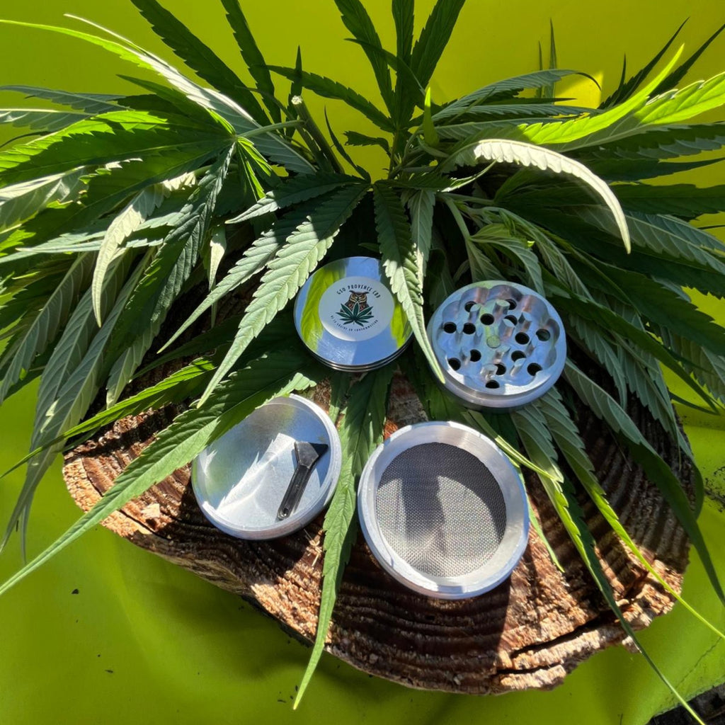 Grinder 50 mm gris - GSO PROVENCE CBD