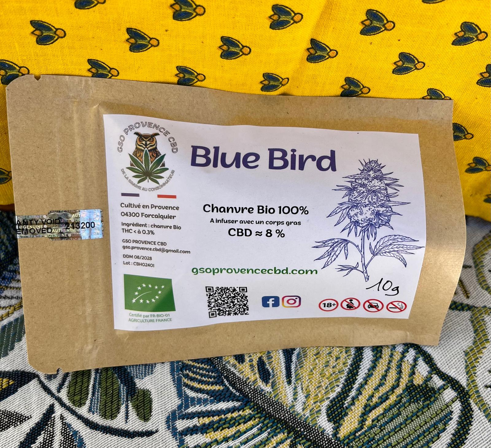 Fleurs de chanvre 'Blue Bird' - GSO PROVENCE CBD